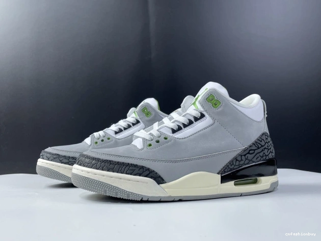 136064-006 3 Jordan Retro Chlorophyll Air 0811